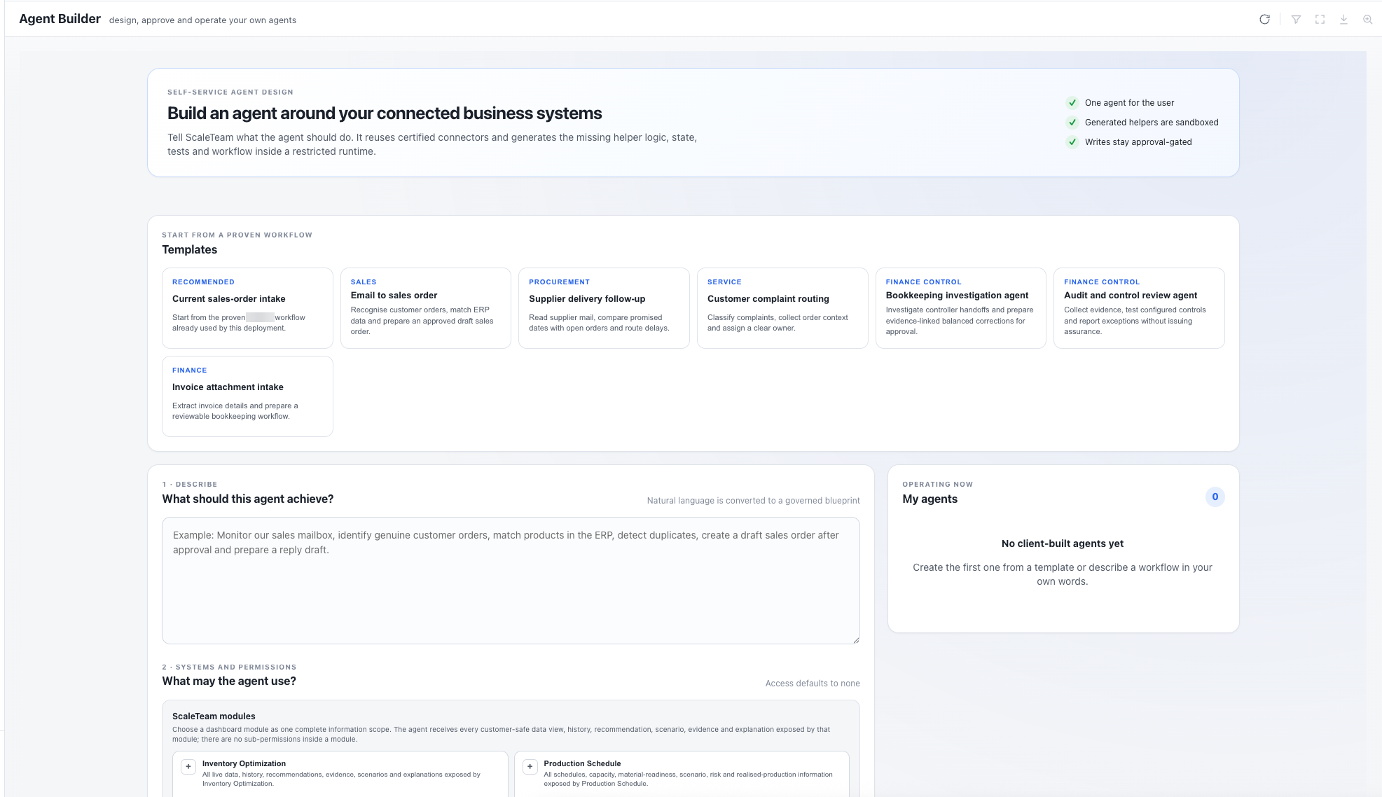 Agent Studio in ScaleTeam